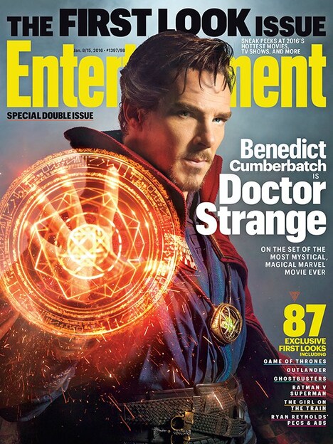 「Doctor Strange」が表紙となった「Entertainment Weekly」87号表紙。