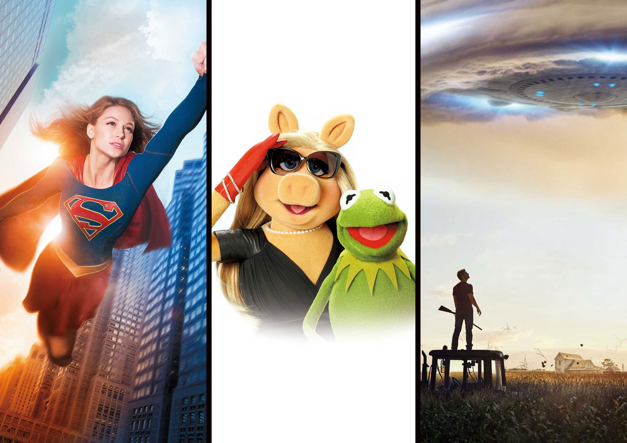 左から「SUPERGIRL / スーパーガール」「ザ・マペッツ」「CHILDHOOD'S END -幼年期の終り-」。