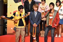 左から中村嘉惟人、松本岳、西川俊介。