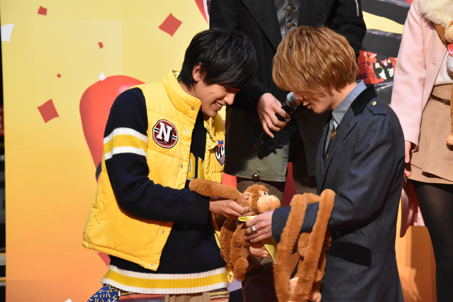 中村嘉惟人、松本岳。