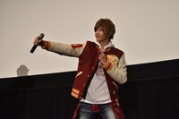 志尊淳。「トッキュウー1号ー！」のアナウンスの声は観客が担当。