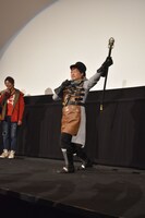 舞台挨拶の様子。