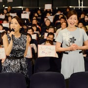 広末涼子と一青窈が「はなちゃんのみそ汁」イベント登壇、主題歌を大合唱