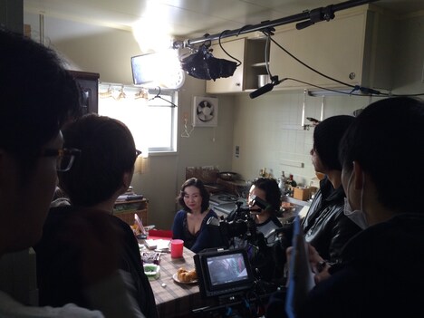 「食べられる男（仮題）」撮影風景