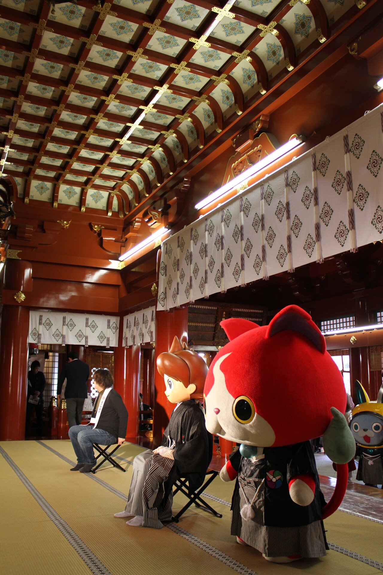 妖怪ウォッチ」生みの親・日野晃博、ジバニャンらに囲まれ映画ヒット