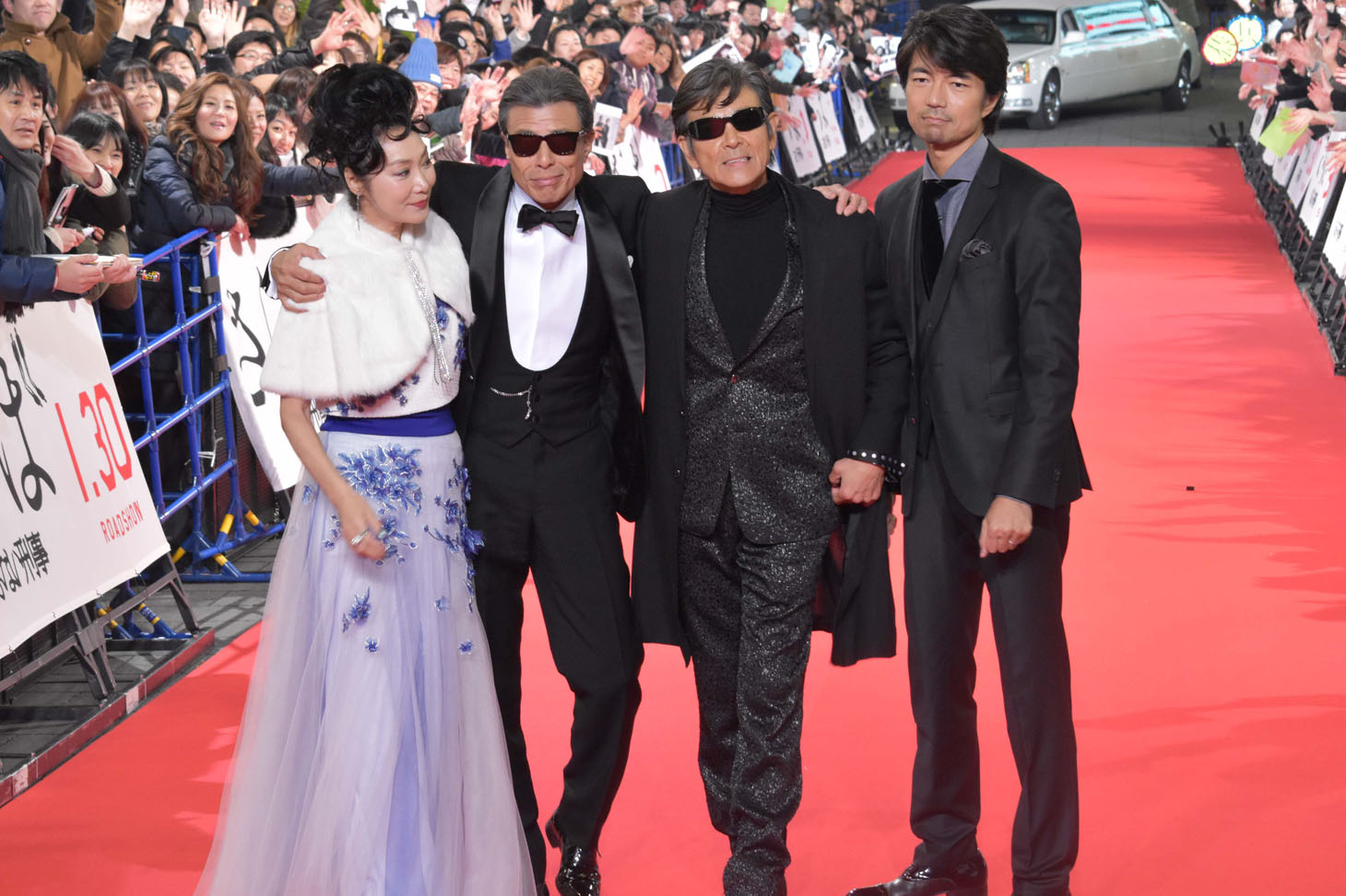左から浅野温子、舘ひろし、柴田恭兵、仲村トオル。