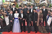 「さらば あぶない刑事」レッドカーペットイベントの様子。