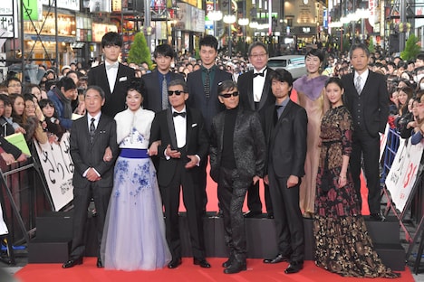 「さらば あぶない刑事」レッドカーペットイベントの様子。