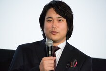 1月16日に行われた「の・ようなもの のようなもの」公開初日舞台挨拶での松山ケンイチ。