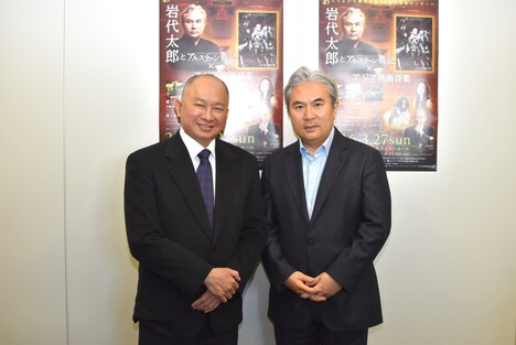 左からジョン・ウー、岩代太郎。