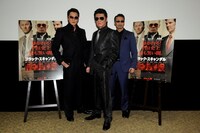 「ブラック・スキャンダル」公開記念イベントより、左から本宮泰風、小沢仁志、山口祥行。