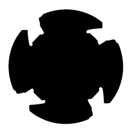 Vシネマ「帰ってきた手裏剣戦隊ニンニンジャー ニンニンガールズ VS ボーイズ FINAL WARS」初回生産限定版に付属する忍シュリケンのイメージ。