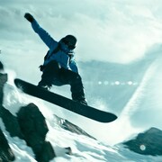 トップクラスのスノーボーダーたちが雪山を高速滑降、「X-ミッション」舞台裏映像