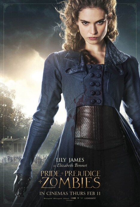 「Pride And Prejudice And Zombies（原題）」ポスター（写真提供：Planet Photos / ゼータ イメージ）