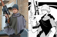 「暗殺教室 -卒業編-」より、レッドアイ役の阿部力。