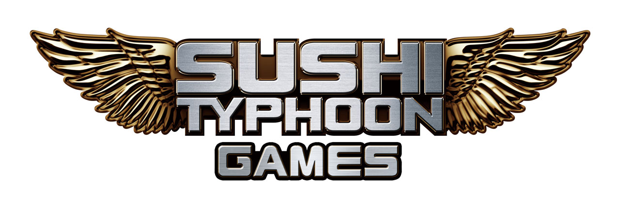 「SUSHI TYPHOON GAMES」ロゴ