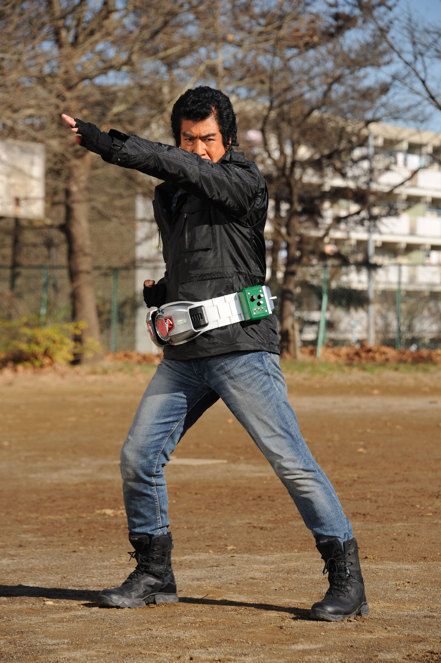 「仮面ライダー1号」より、藤岡弘、演じる本郷猛。(c)「仮面ライダー1号」製作委員会　(c)石森プロ・テレビ朝日・ADK・東映