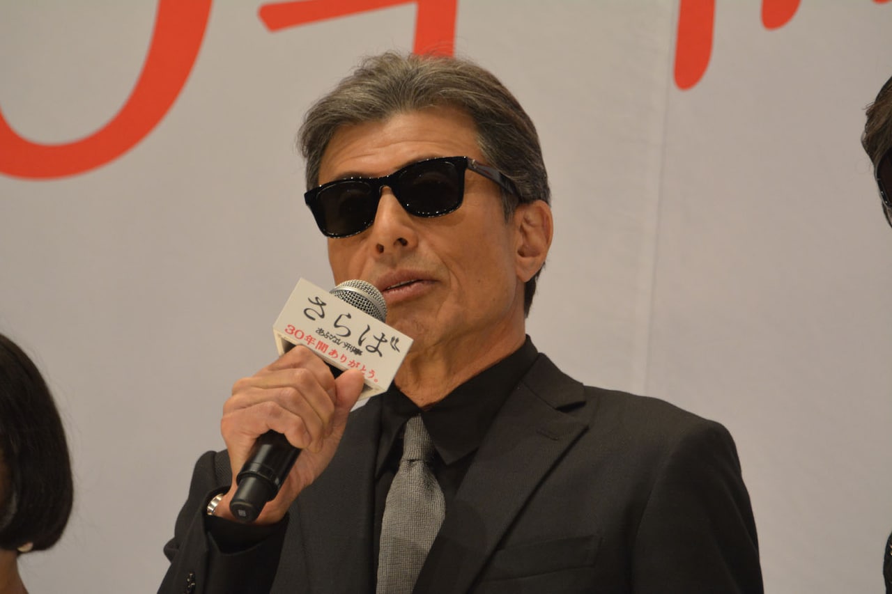 舘ひろし代表取締役刑事ティアドロップサングラス 舘ひろしさらば