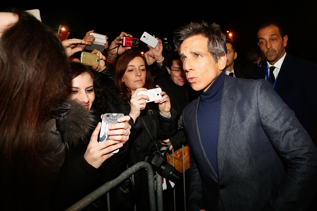 「Zoolander No.2（原題）」ファンスクリーニングの様子。ファンの前でキメ顔を披露するベン・スティラー。