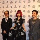 橋本愛が赤髪ウィッグ姿披露、リリー・フランキーらとロッテルダム映画祭に出席