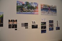 「花とアリス殺人事件」展示風景