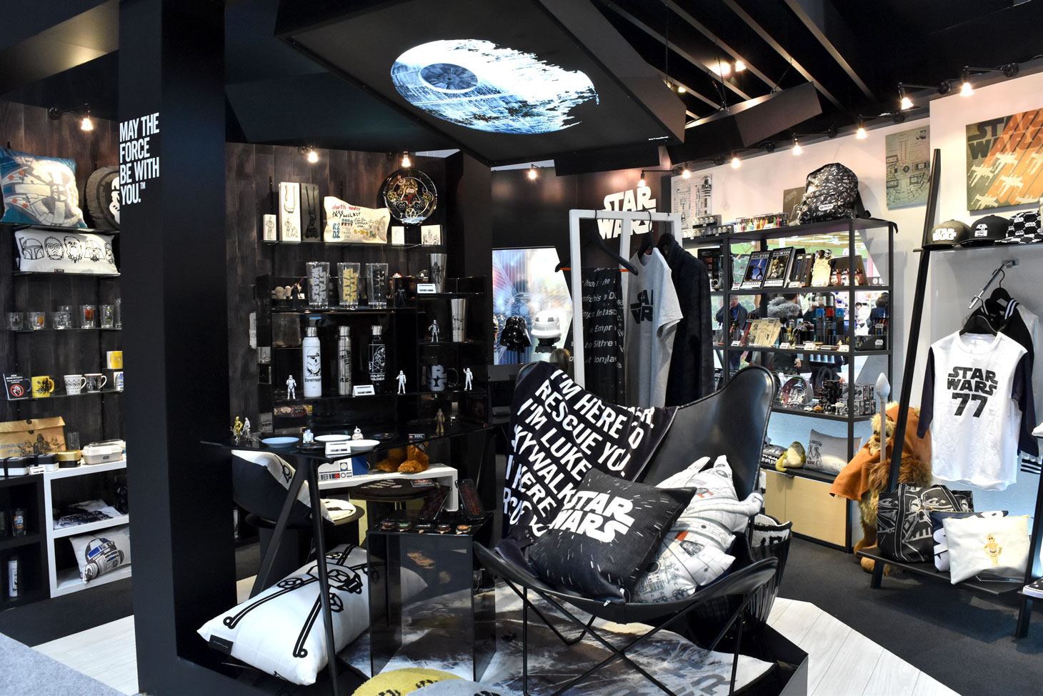 「スター・ウォーズ」ブースの様子。