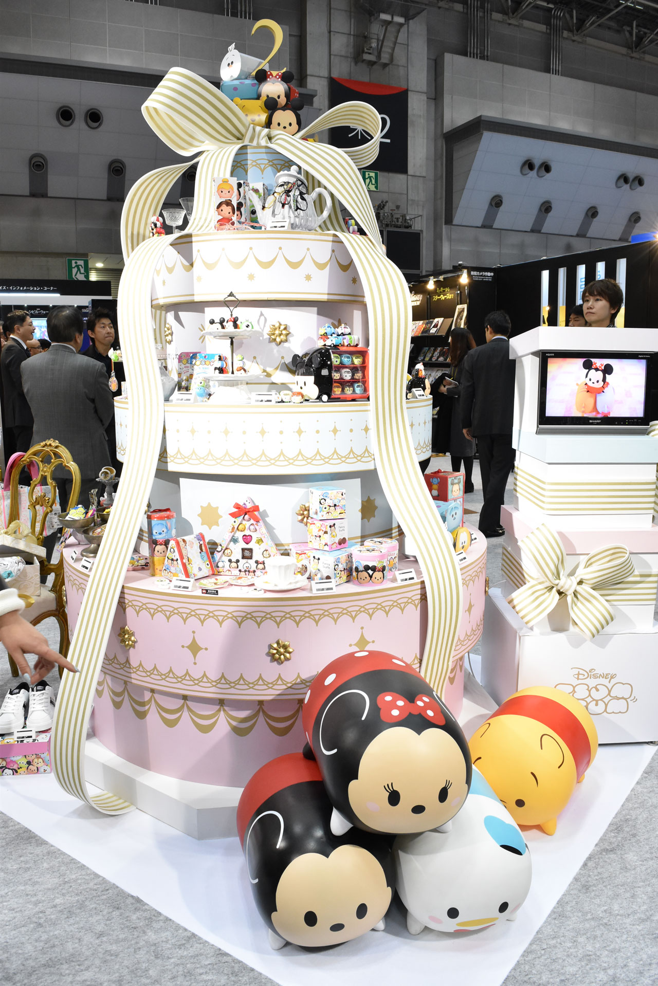 「ディズニーツムツム」コーナーの様子。