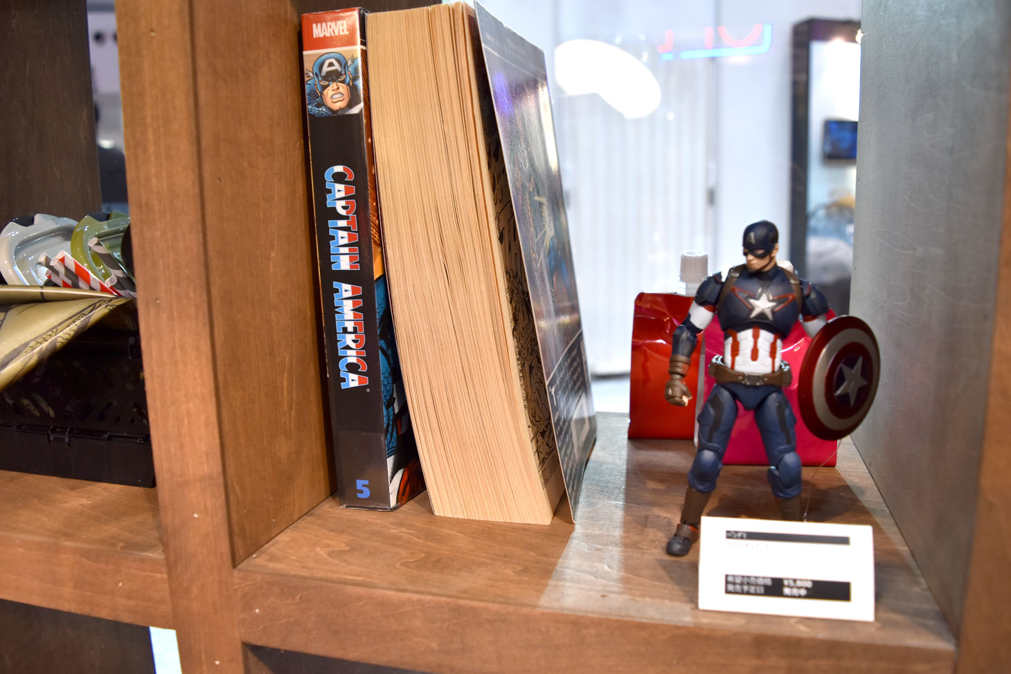 「マーベル」ブースの一部。