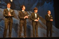 「エヴェレスト 神々の山嶺」完成披露試写会の様子。