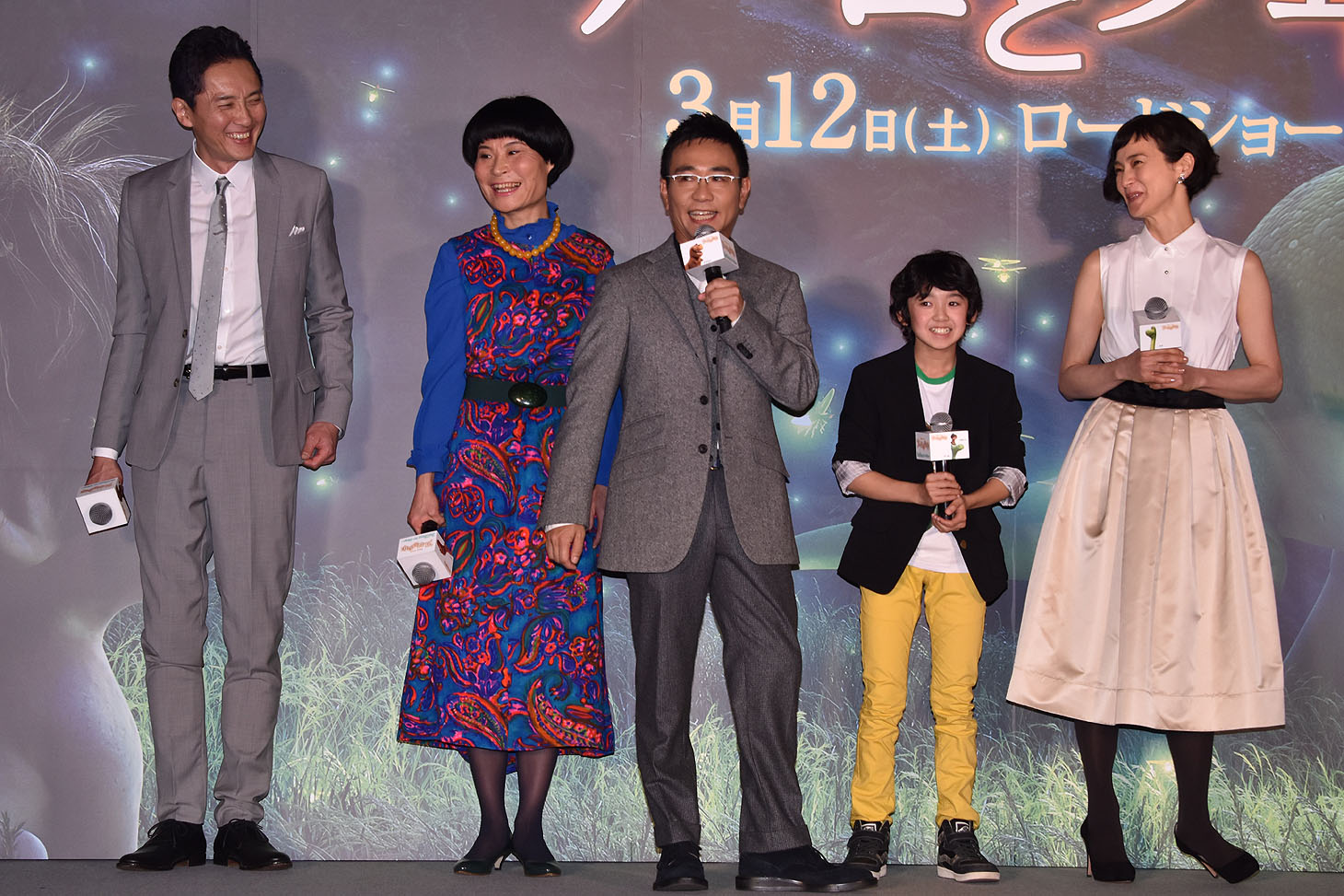 「アーロと少年」来日記者会見の様子。