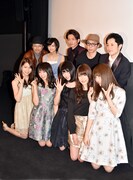 「9つの窓」全国公開初日舞台挨拶の様子。