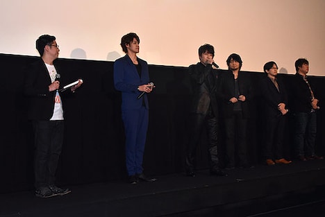 「新劇場版『頭文字D』 Legend3-夢現-」初日舞台挨拶の様子。