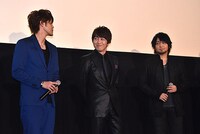 「新劇場版『頭文字D』 Legend3-夢現-」初日舞台挨拶の様子。