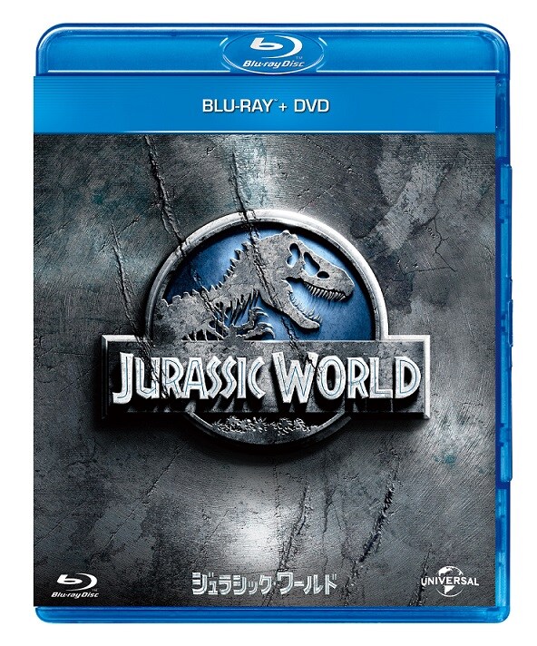 「ジュラシック・ワールド」ジュラシック・ワールド Blu-ray＆DVDセットジャケット TM & (c)2014 Universal Studios & Amblin Entertainment, Inc. All Rights Reserved.