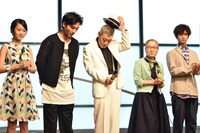 「モヒカン故郷に帰る」ヒット祈願イベントの様子。