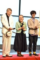 「モヒカン故郷に帰る」ヒット祈願イベントの様子。