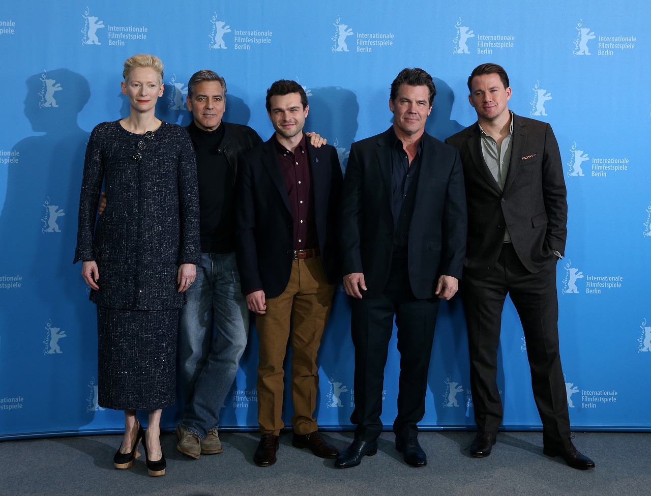 「ヘイル、シーザー！」ベルリン国際映画祭での記者会見の様子。