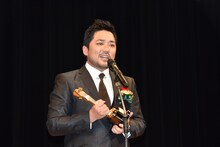 新人男優賞に輝いた篠原篤。