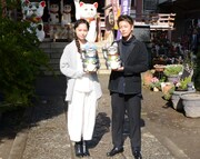 「世界から猫が消えたなら」ヒット祈願イベントの様子。