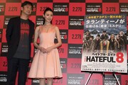 「ヘイトフル・エイト」トークイベントの様子。左から種田陽平、栗山千明。