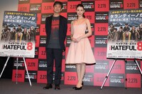 左から種田陽平、栗山千明。