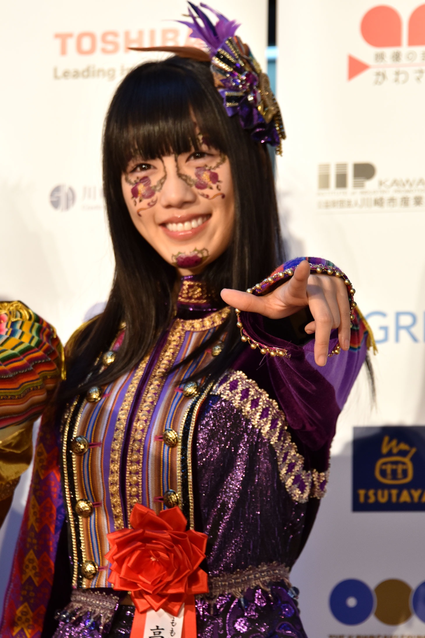 ももいろクローバーZの高城れに。