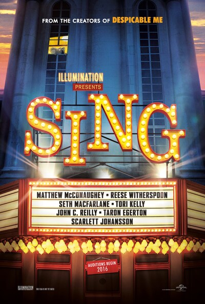 「SING（原題）」キービジュアル (c)Universal Studios.