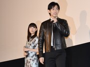 「NINJA THE MONSTER」舞台挨拶の様子。