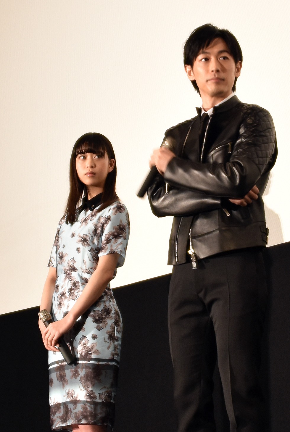 「NINJA THE MONSTER」舞台挨拶の様子。