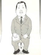 すぎむらしんいちが描いた鈴木博隆。(c)すぎむらしんいち/リチャード・ウー/講談社