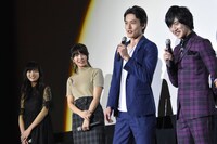 Vシネマ「ドライブサーガ 仮面ライダーチェイサー」完成披露上映イベントの様子。