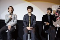 左から池田純矢、間宮祥太朗、古屋兎丸。