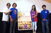 「BAILE TOKYO」公開初日舞台挨拶の様子。(c)「BAILE TOKYO」製作委員会