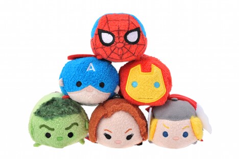 マーベル TSUM TSUM（Sサイズ、各648円）